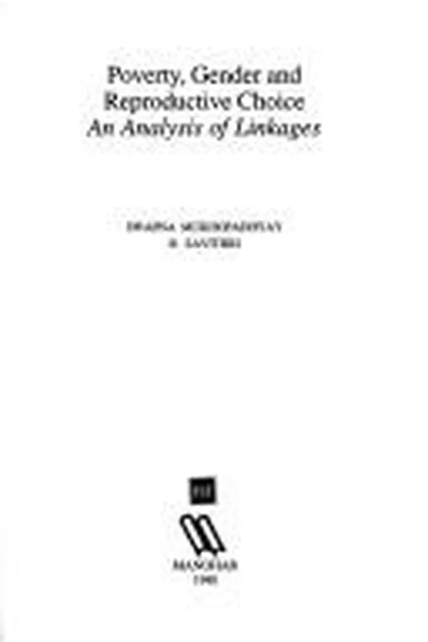 Capa de Poverty, gender, and reproductive choice