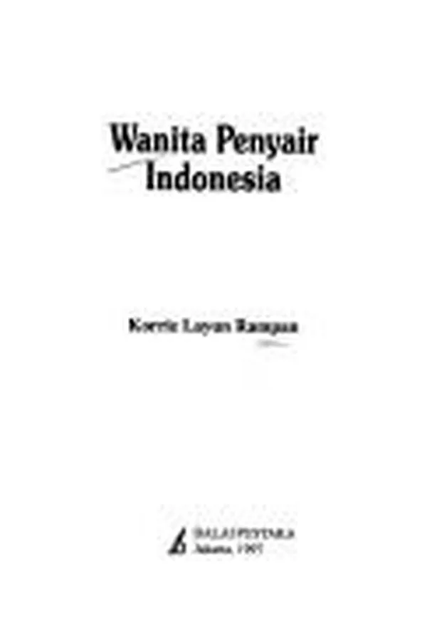Capa de Wanita penyair Indonesia