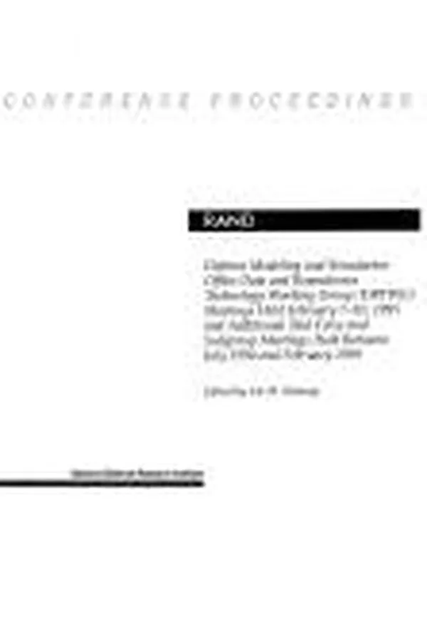 Capa de Defense Modeling and Simulation Office Data and Repositories Technology Working Group (DRTWG) meetings held February 7-10, 1995, and additional task force and subgroup meetings held between July 1994 and February 1995