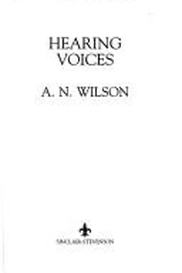Capa de Hearing voices