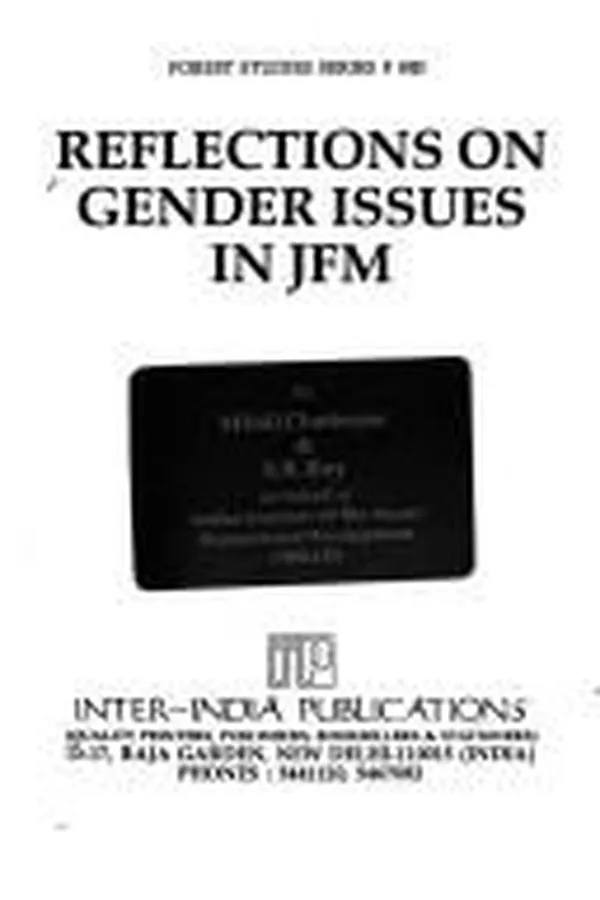 Capa de Reflections on gender issues in JFM