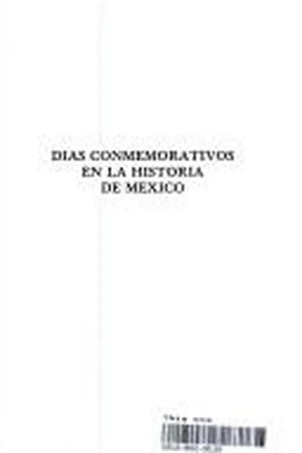 Capa de Días conmemorativos en la historia de México