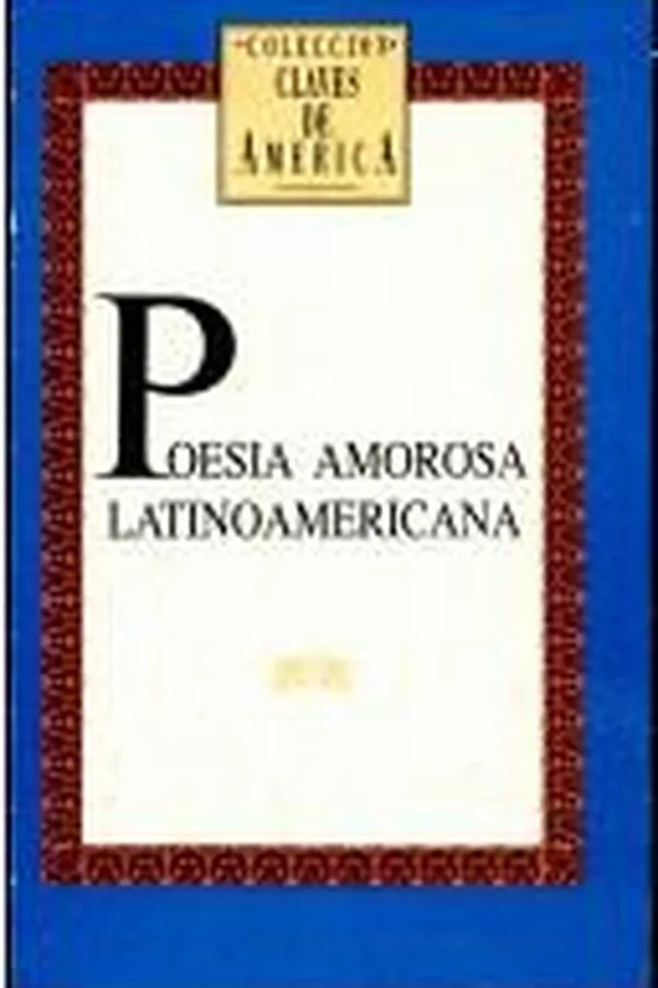 Capa de Poesía amorosa latinoamericana