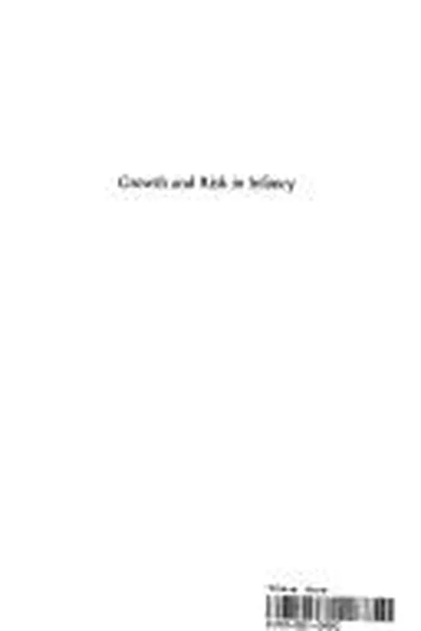 Capa de Growth and risk in infancy