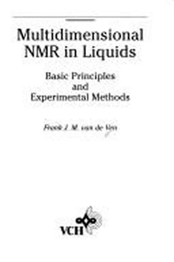 Capa de Multidimensional NMR in liquids