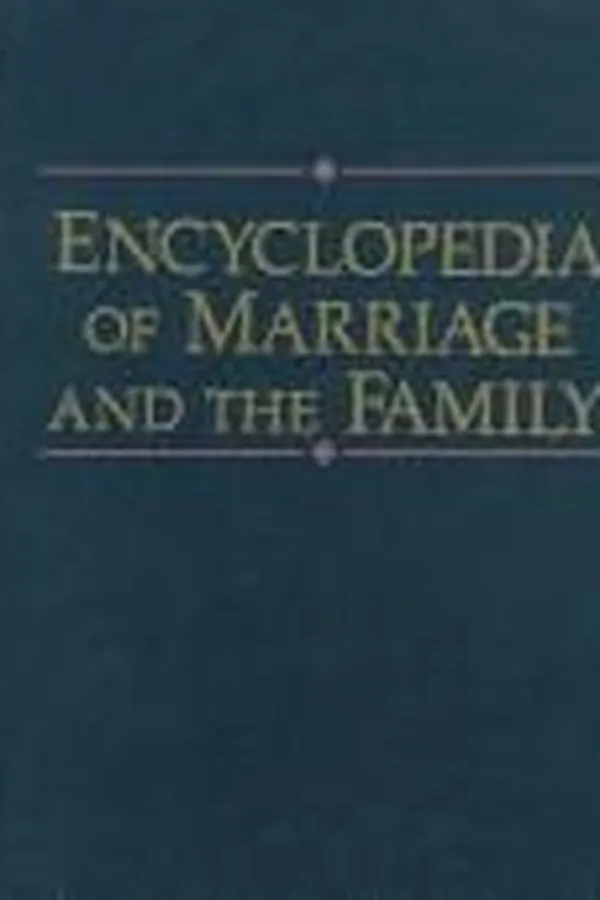 Capa de Encyclopedia of marriage and the family