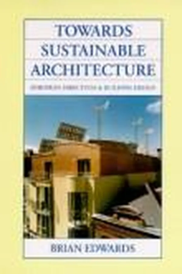 Capa de Towards sustainable architecture