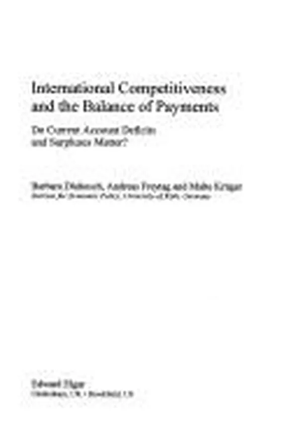 Capa de International competitiveness and the balance of payments