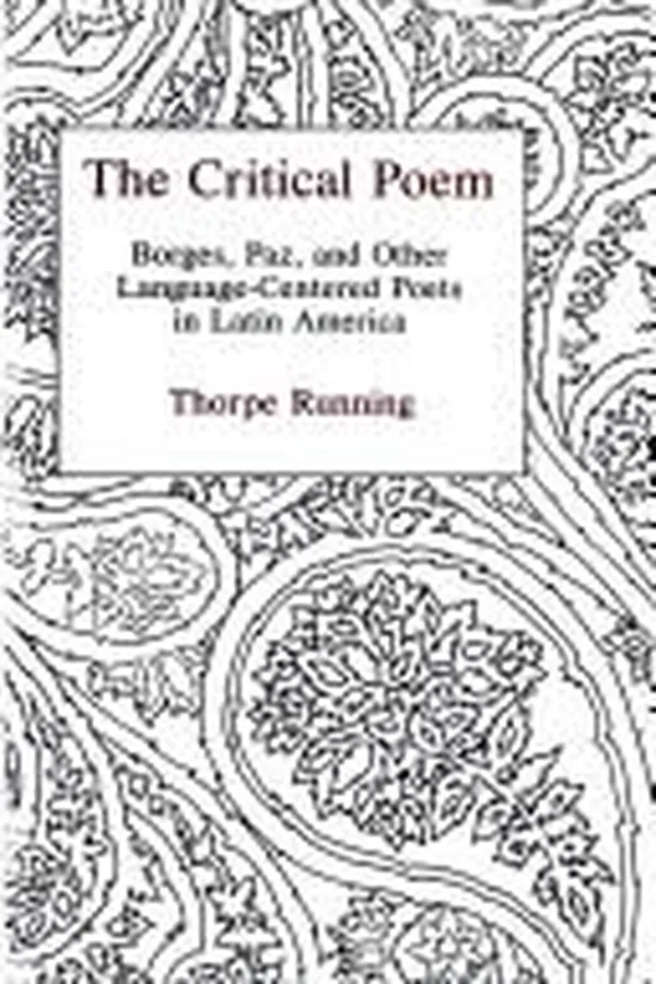 Capa de The critical poem