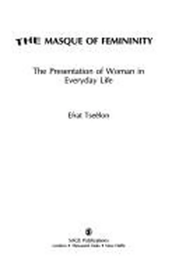 Capa de The masque of femininity