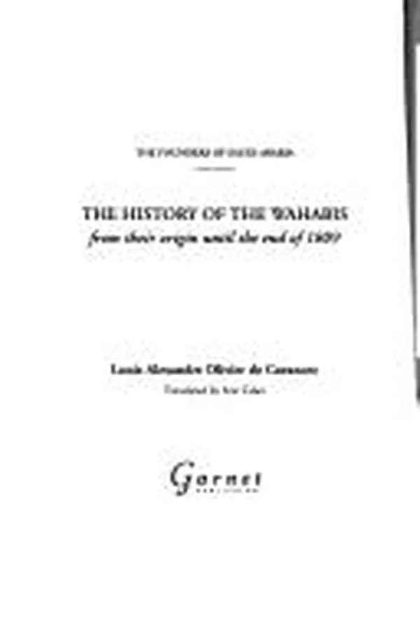 Capa de The history of the Wahabis