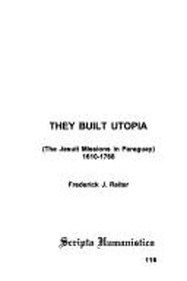 Cover of They built Utopia
