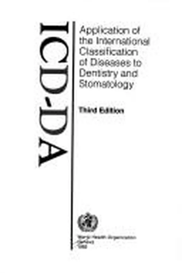 Capa de Application of the international classification of diseases to dentistry and stomatology
