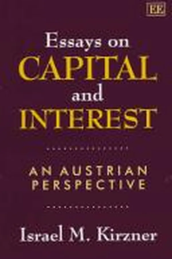 Capa de Essays on capital and interest