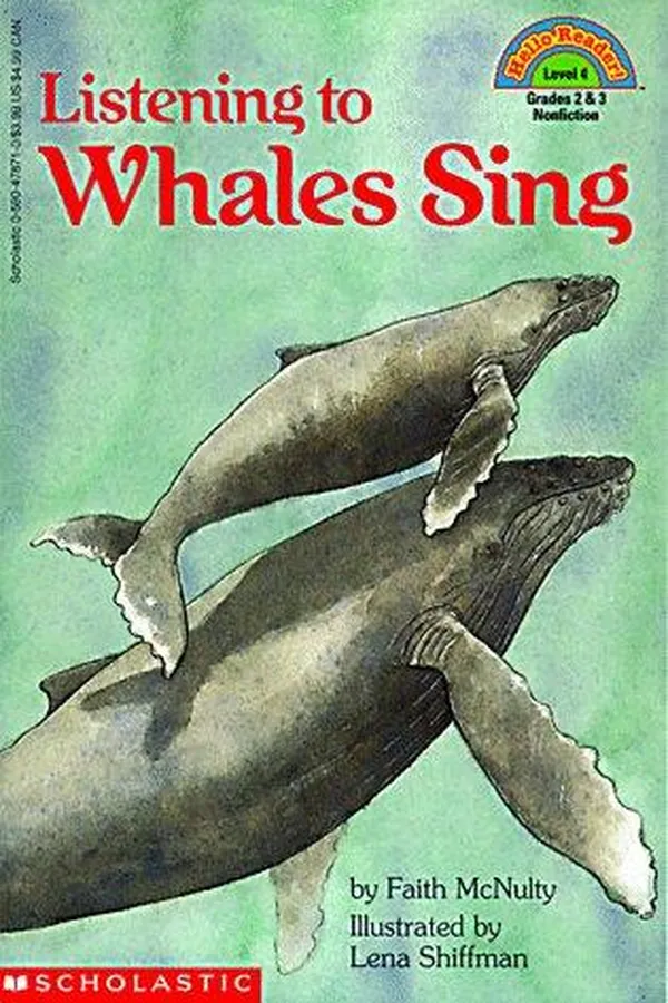 Capa de Listening to whales sing
