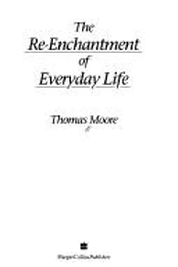 Capa de The re-enchantment of everyday life