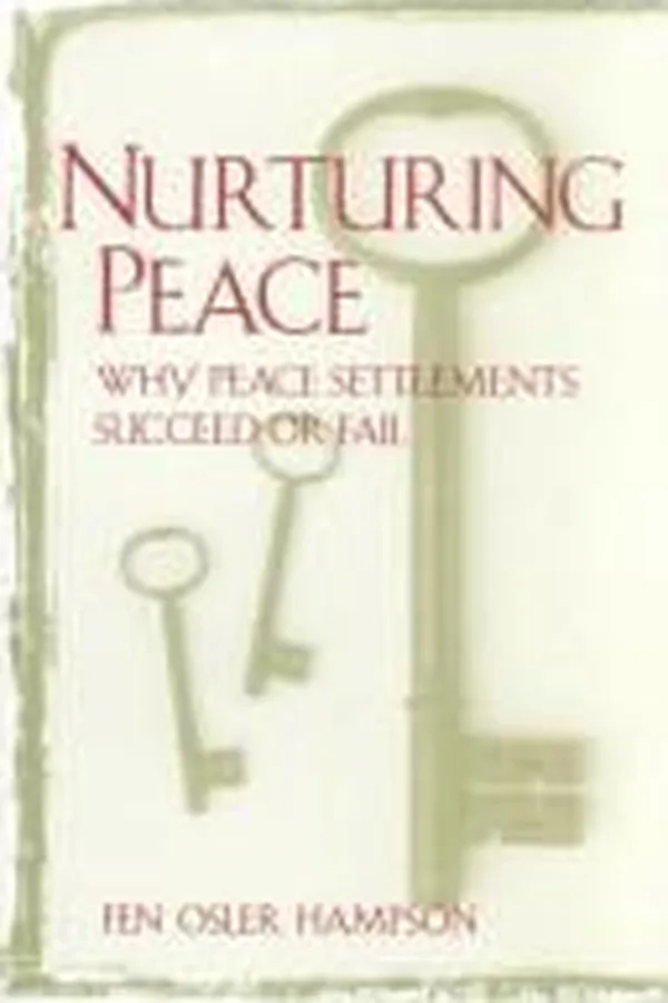 Cover of Nurturing peace