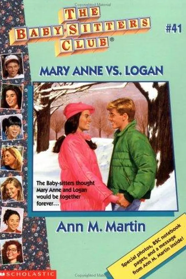 Capa de Mary Anne vs. Logan. (Baby-Sitters Club no.041)