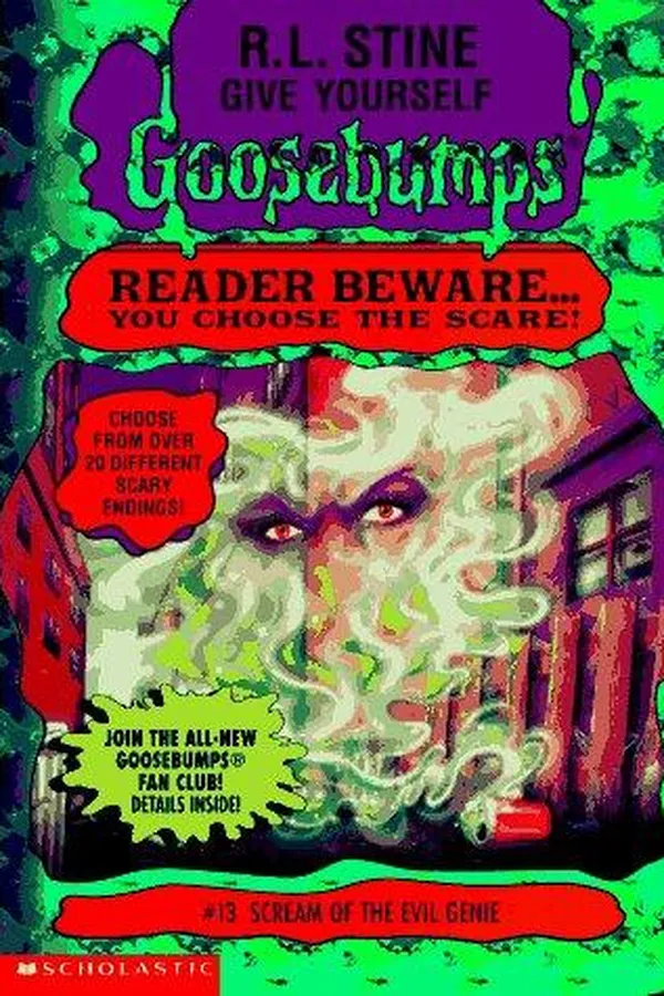 Capa de Give Yourself Goosebumps - Scream of the Evil Genie