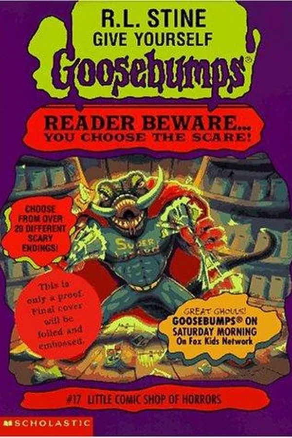 Capa de Give Yourself Goosebumps - Little Comic Shop of Horrors