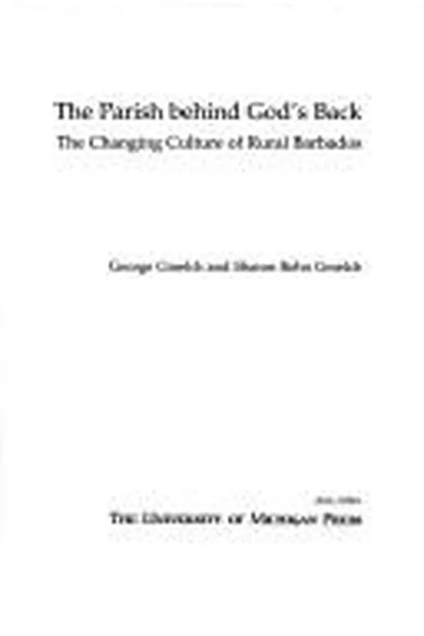 Capa de The parish behind God's back