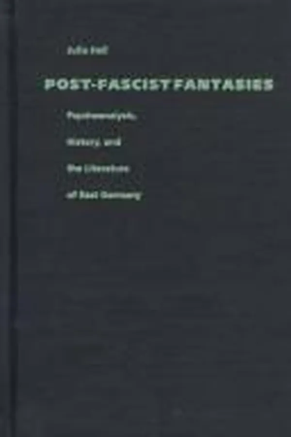 Capa de Post-fascist fantasies