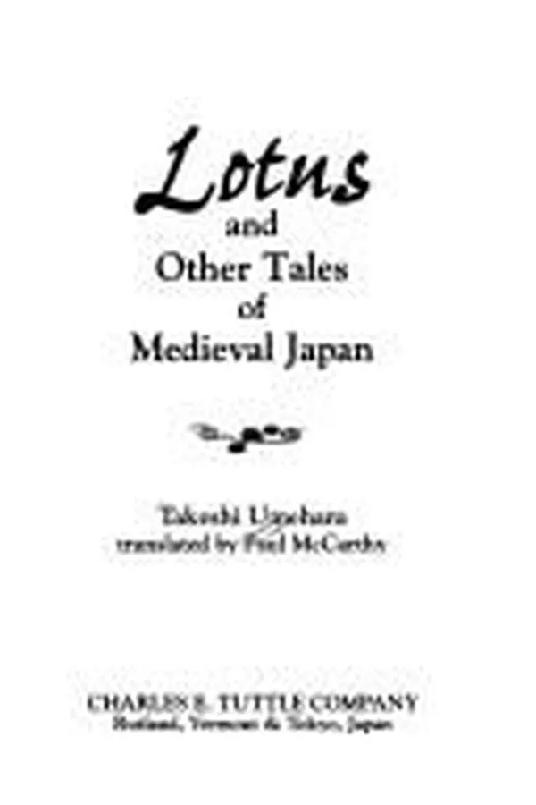 Capa de Lotus and other tales of medieval Japan