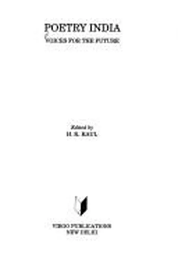 Capa de Poetry India