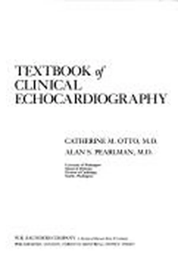Capa de Textbook of clinical echocardiography