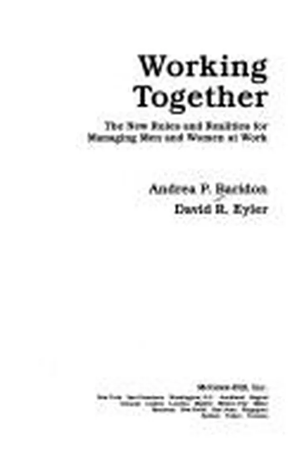 Capa de Working together