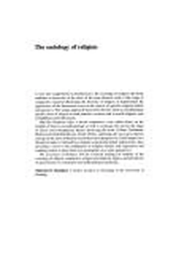 Capa de The sociology of religion