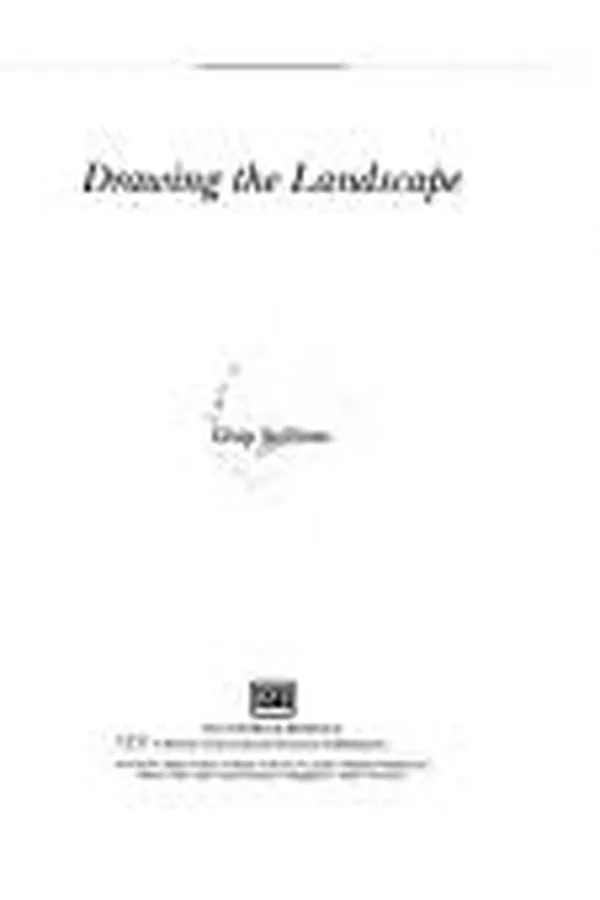 Capa de Drawing the landscape