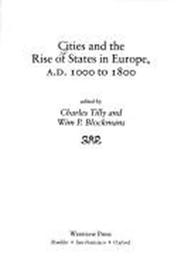 Capa de Cities and the rise of states in Europe, A.D. 1000 to 1800