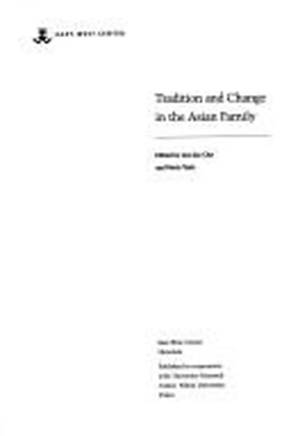 Capa de Tradition and change in the Asian family