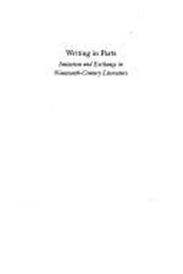 Capa de Writing in parts