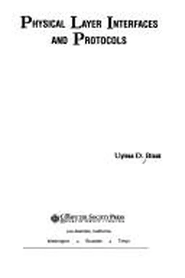 Cover of Physical layer interfaces and protocols