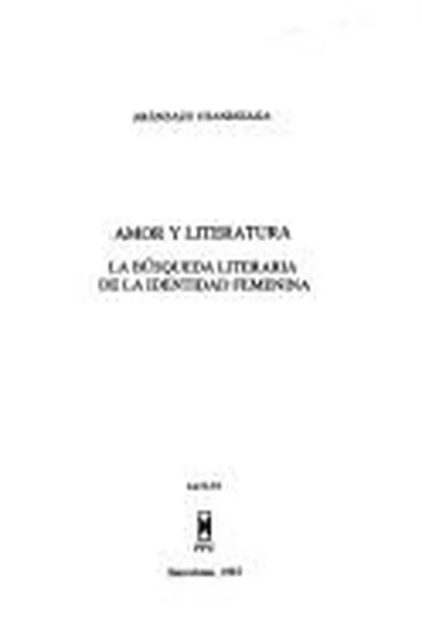 Capa de Amor y literatura