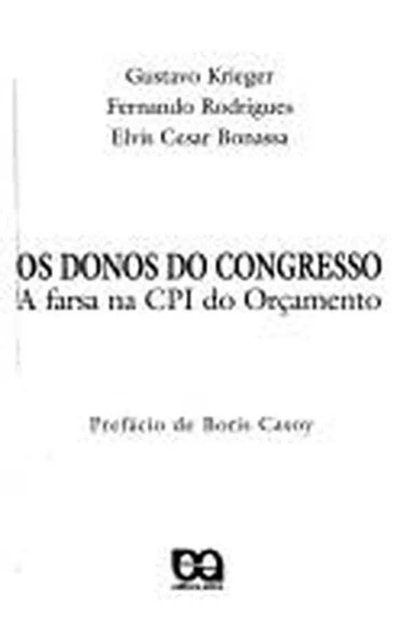 Cover of Os donos do Congresso