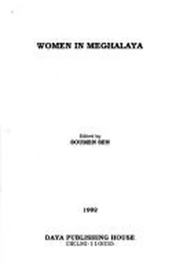 Capa de Women in Meghalaya