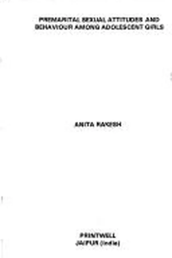 Capa de Premarital sexual attitudes and behaviour among adolescent girls