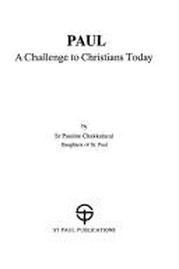 Capa de Paul, a challenge to Christians today