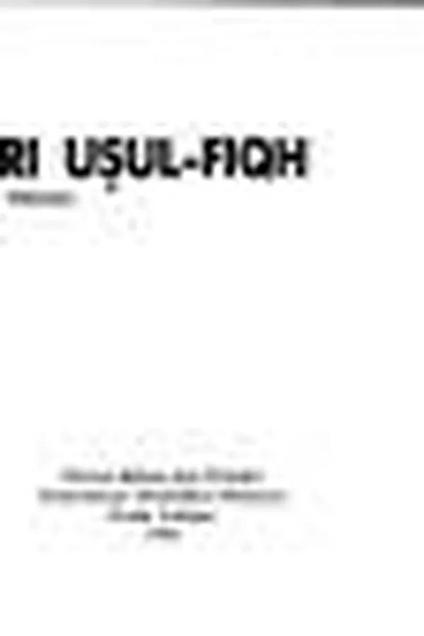 Capa de Glosari Usul-Fiqh