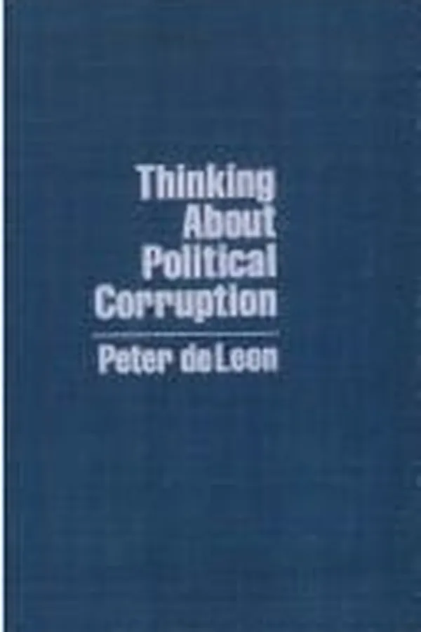 Capa de Thinking about political corruption