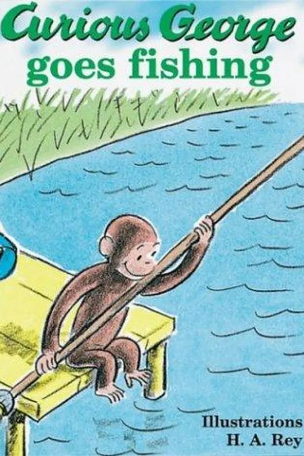 Capa de Curious George goes fishing