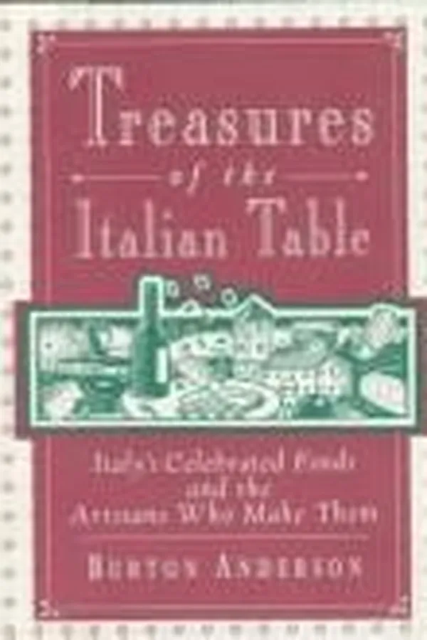 Capa de Treasures of the Italian table