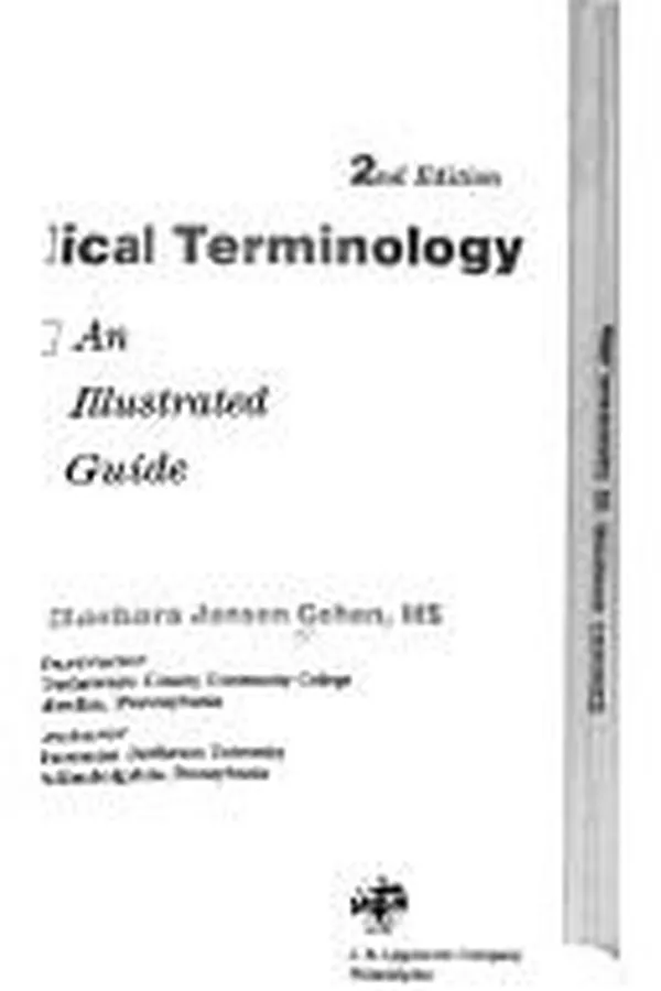 Capa de Medical terminology