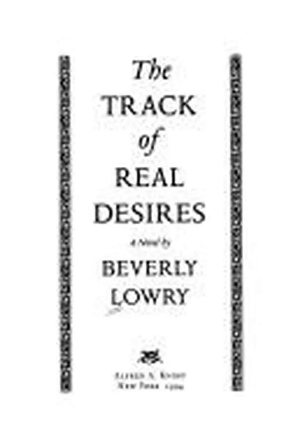 Capa de The track of real desires
