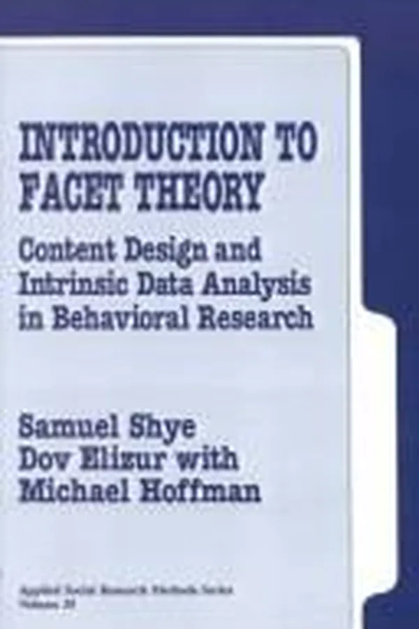 Capa de Introduction to facet theory