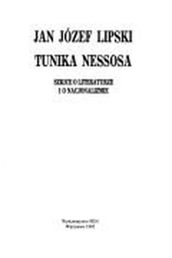Capa de Tunika Nessosa
