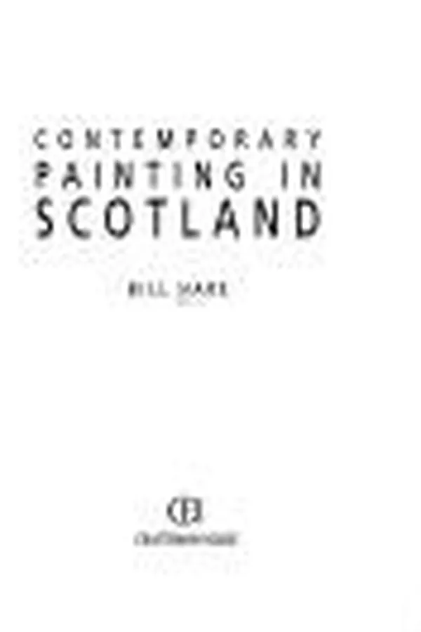Capa de Contemporary painting in Scotland